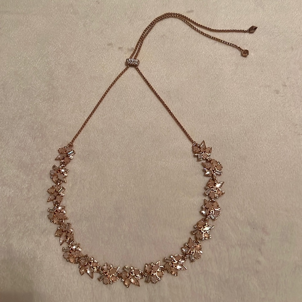 Kendra Scott Andrina Rose Gold Necklace